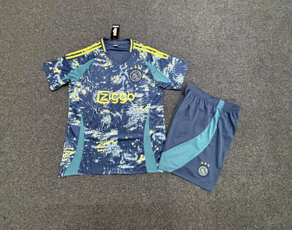 Ensemble Enfant Ajax Amsterdam Bleu Version Fan 2024 2025