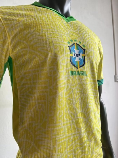 Brésil Maillot Domicile Version Player 2024 2025