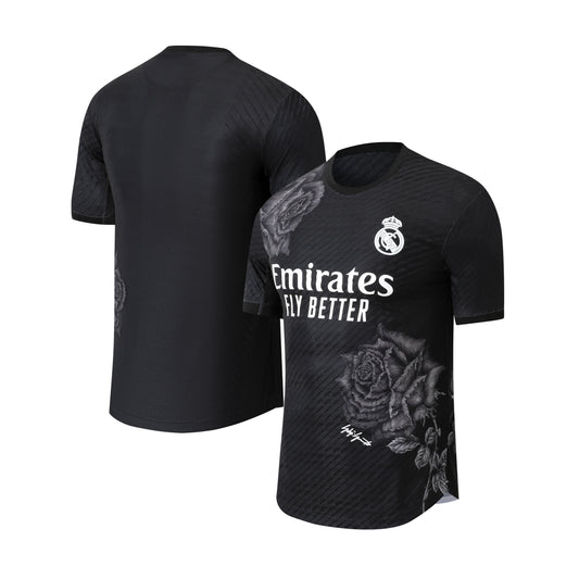 Réal Madrid Maillot Fleur Noir 2023 2024