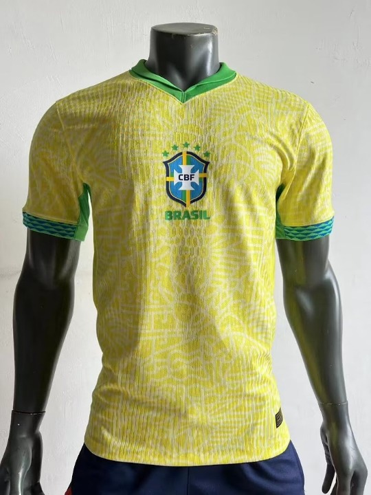 Brésil Maillot Domicile Version Player 2024 2025